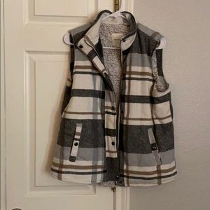 Plaid Vest